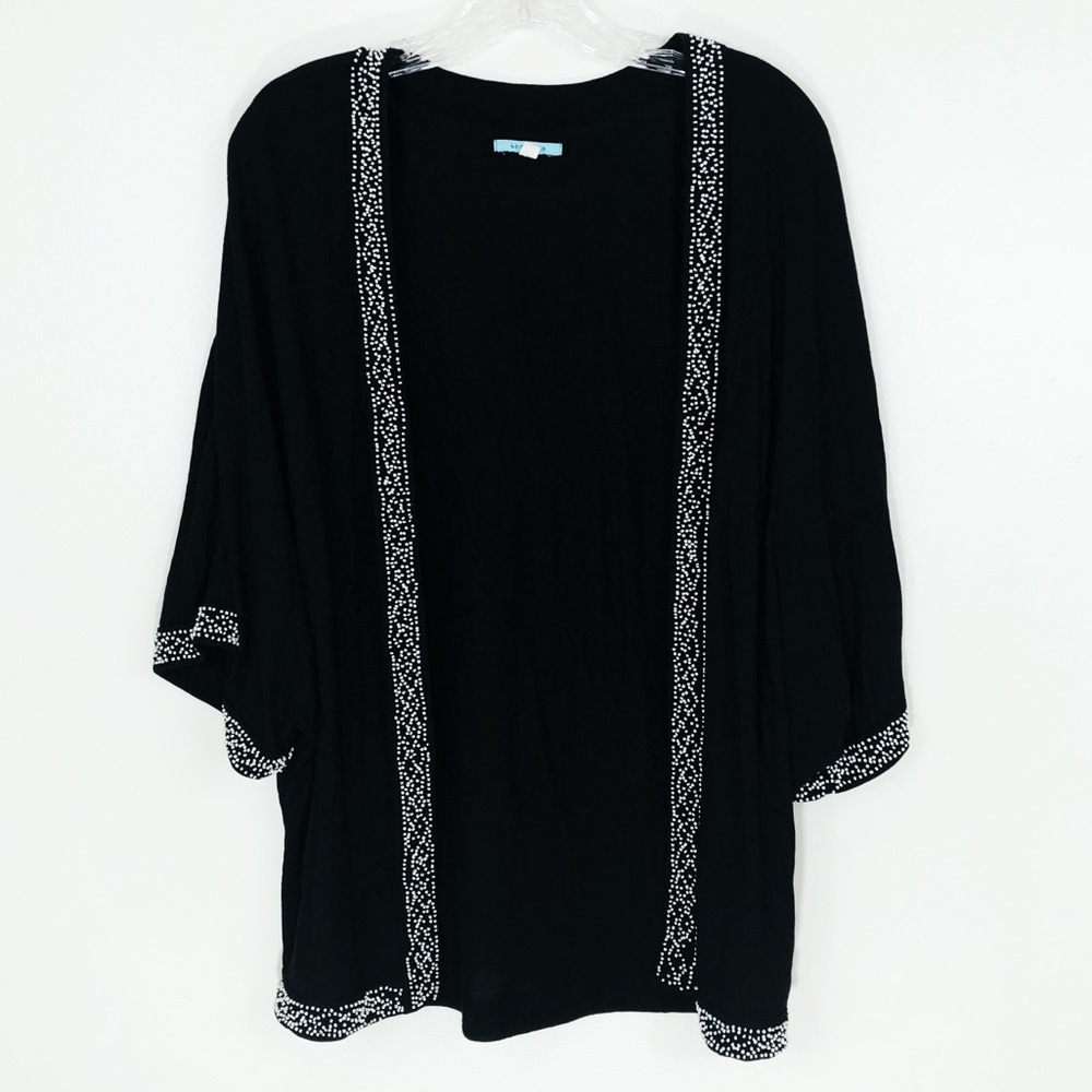 4/$25 Anthropologie Twirled trim cardigan